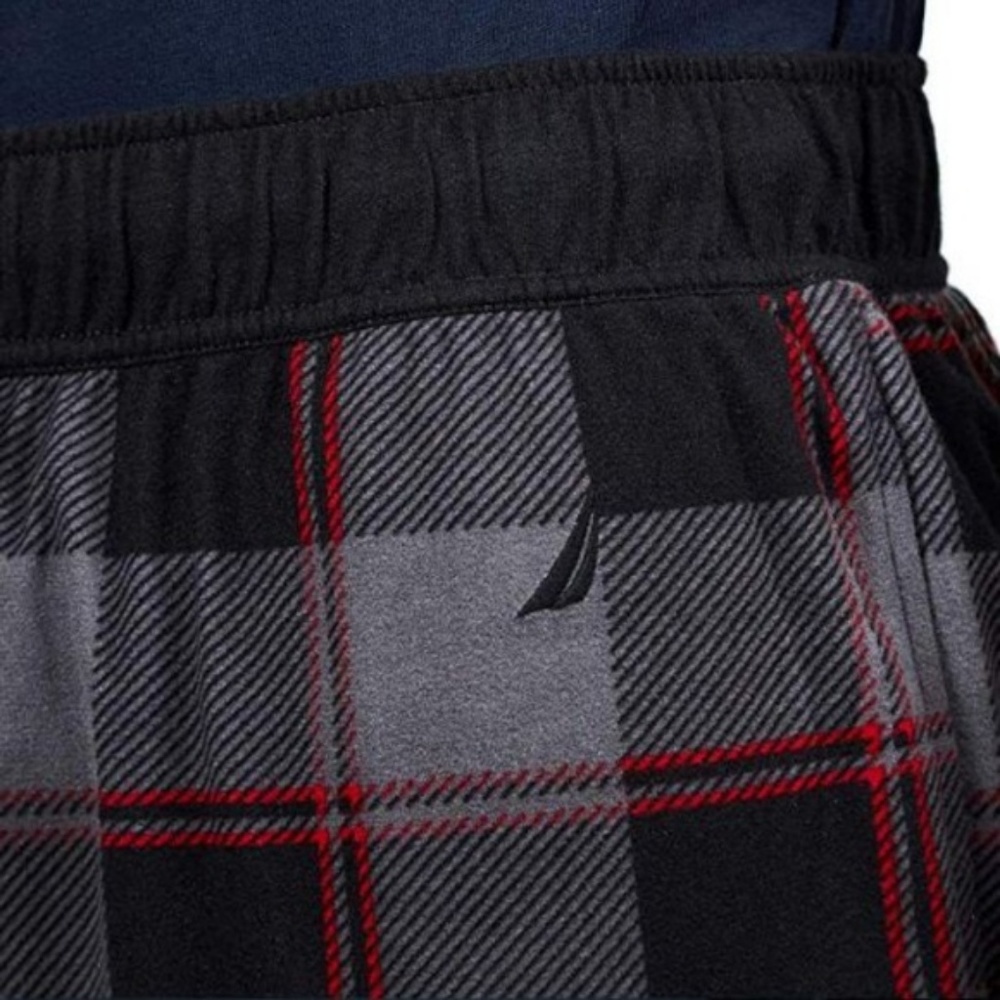 Nautica Men's Sueded Fleece Pajama Pants 2 Pack - Picture 5 of 7